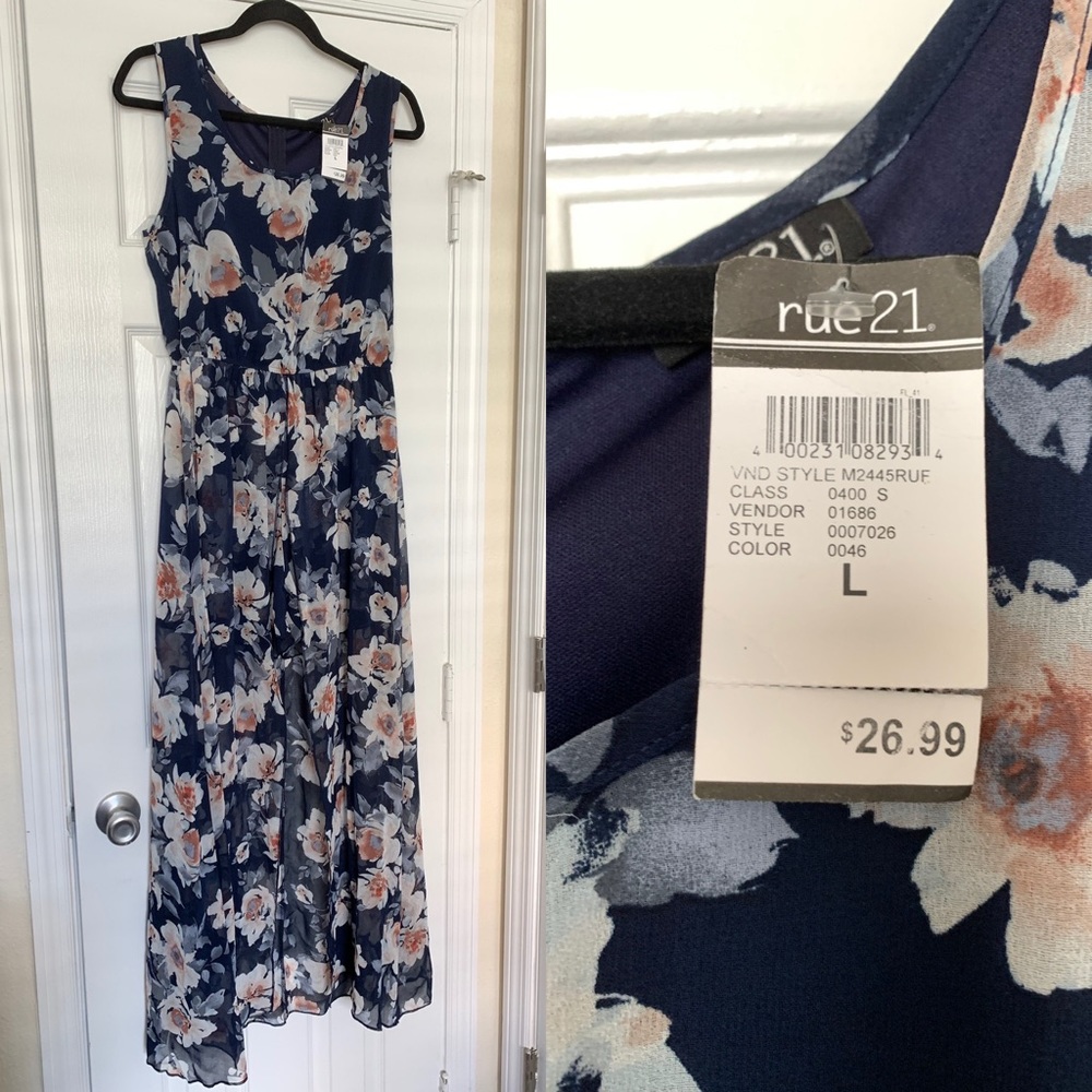 Flowery Romper Maxi